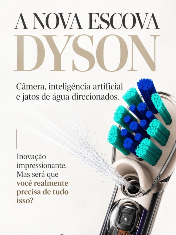 A escova pode ter câmera, inteligência artificial e até jatos de água. Mas e o…